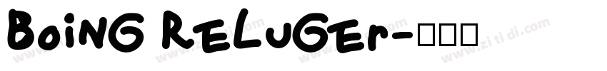 Boing Reluger字体转换